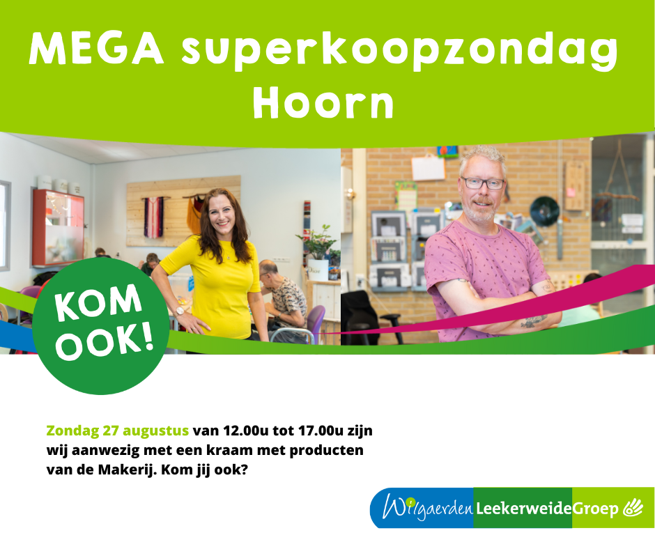 Ontmoet ons op mega superkoopzondagmarkt Hoorn